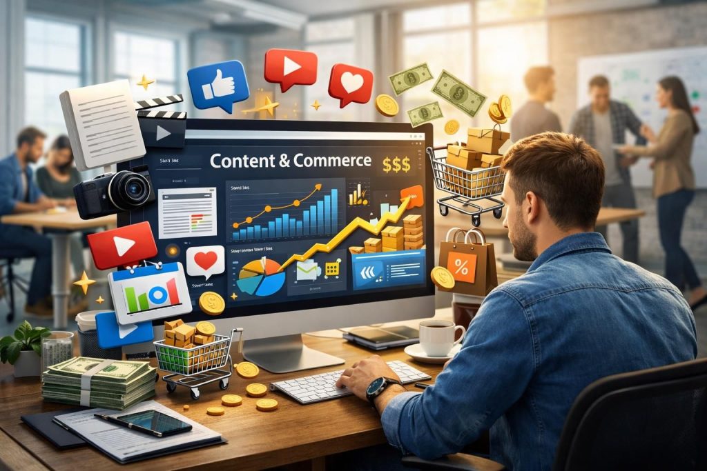 erfahren sie, wie content-commerce die einnahmengenerierung beeinflusst und welche strategien unternehmen nutzen, um durch zielgerichtete inhalte umsatz zu steigern.